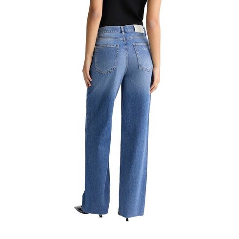 Liu Jo Jeans Jeans Donna wide leg a vita alta 26 - Francavilla Moda